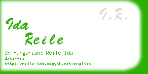 ida reile business card